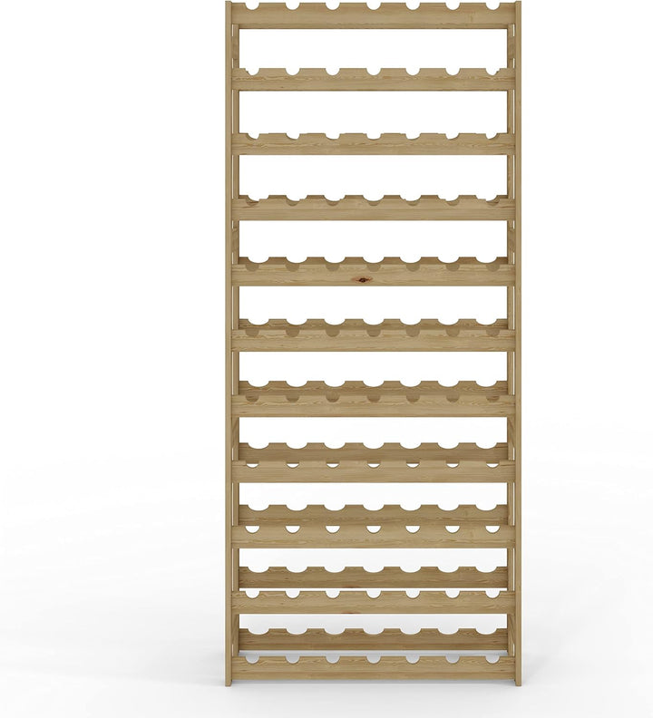 Lenmar, Weinregal aus Holz für Flaschen, Natur, RW-1, Wein, Flaschenregal, Kellerregal, Regale, Flas