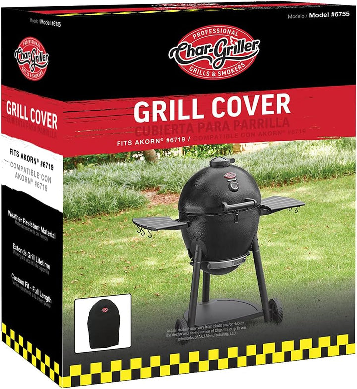 Char-6755 AKORN Kamado KOOKER Grill Cover mit Logo 1, 1