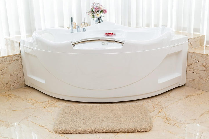 ROLIZOE Extrem Dicker Badematte rutschfest Badteppich Hochsaugfähige Badezimmerteppich Superweicher