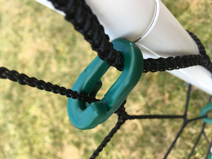 Quicklinks UV-Beständig, für Sportnetze. 40 Stück Grün, 40 Stück Grün