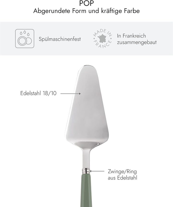 SABRE PARIS - Tortenheber 25 cm - Pop - Kuchen & Quiches - Edelstahl & Acryl - Spülmaschinenfest - S
