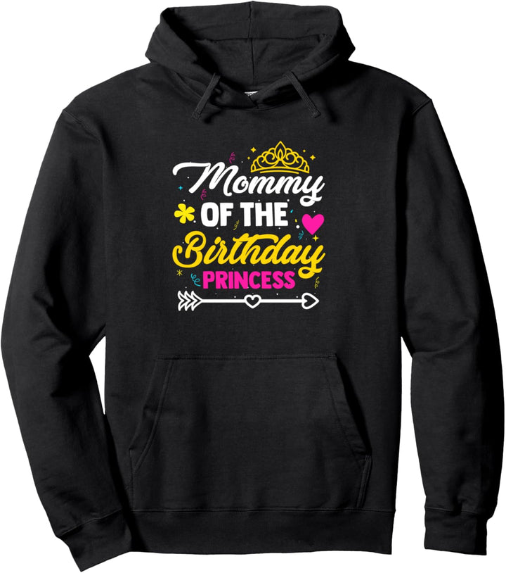 Mama der Geburtstagsprinzessin Niedliche Mama Mama Mütter Pullover Hoodie