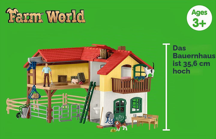 Schleich Farm World 42407 Large Farm House Standardverpackung, Standardverpackung