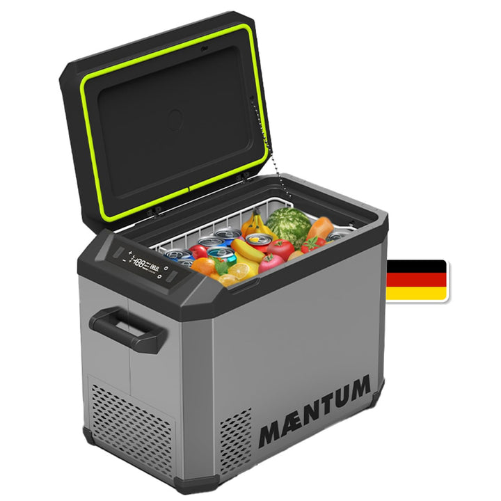 by Plug IN Festivals - Elektrische Kühlbox - Kompressor Kühlbox 12V 230V, USB & App-Steuerung - leis