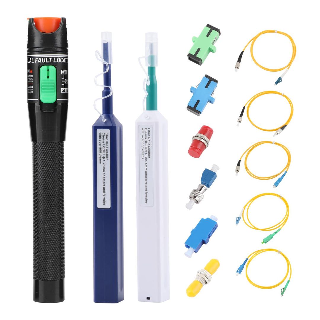 Glasfaser Werkzeug mit Visual Fault Locator 30KM 30mW, Glasfaser Adapter FC-Stecker auf LC-Buchse-Ad