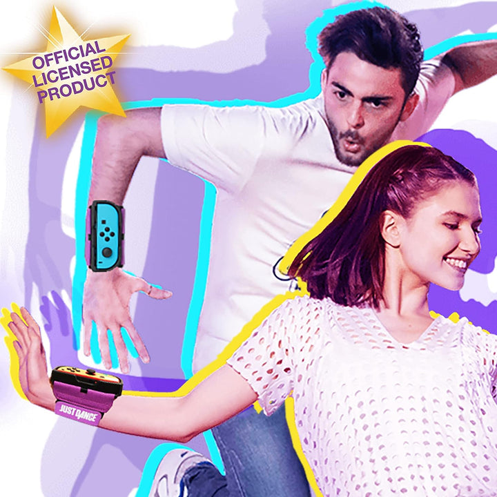 Offizielles Just Dance 2023 – Dance Band – JoyCon Controller-Armband, verstellbares elastisches Armb