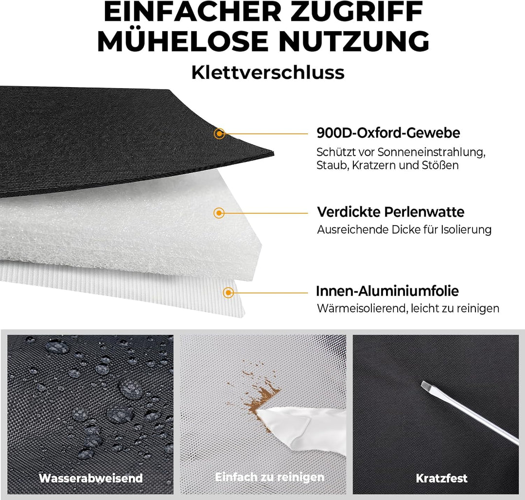 BougeRV Wasserfest und Isoliert Schutzhülle für CR PRO Kühlbox, 600D Oxford Tragetasche(Kühlbox Nich