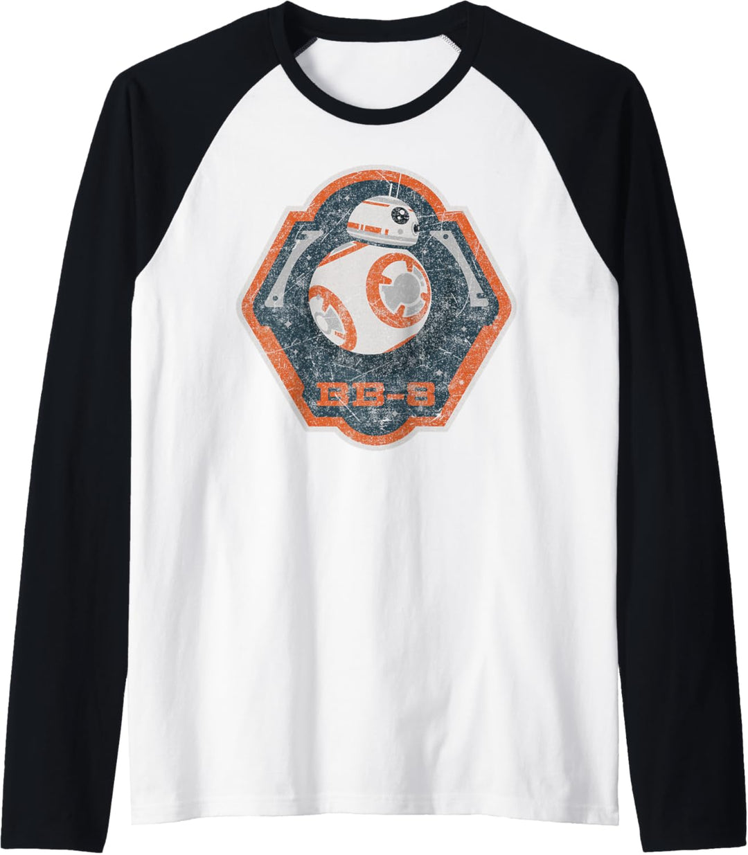 Star Wars BB-8 Distressed Badge Raglan
