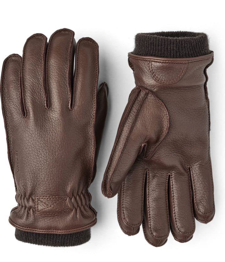 Hestra Herren Olav Hirschleder-Handschuhe für kaltes Wetter Schokolade 7, Schokolade 7