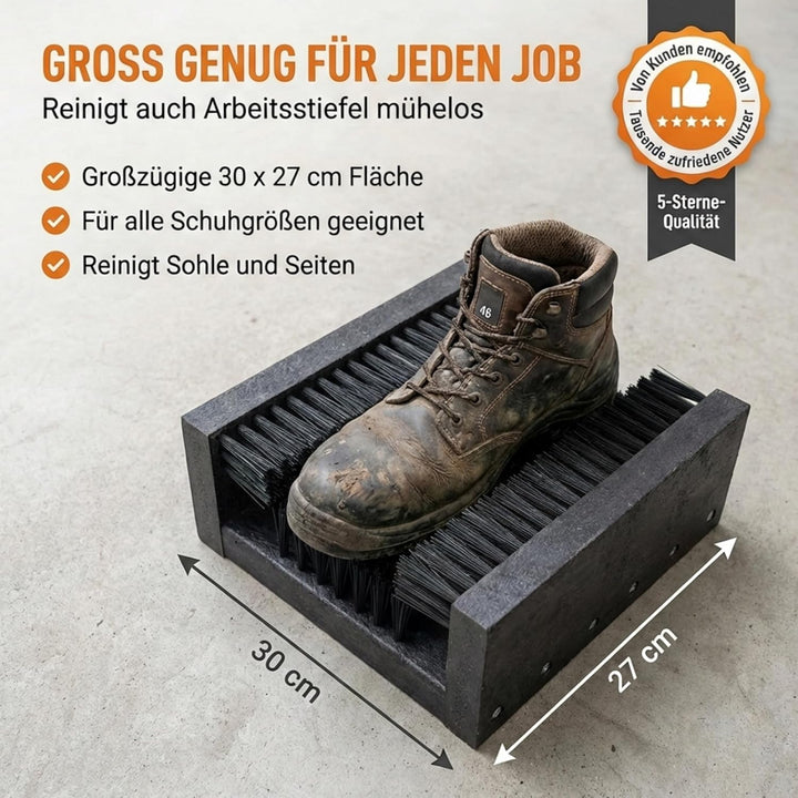 Borstelshop Schuhabstreifer Kunststoff - Fussabtreter Aussenbereich - Fussabtreter Aussen - Robuster