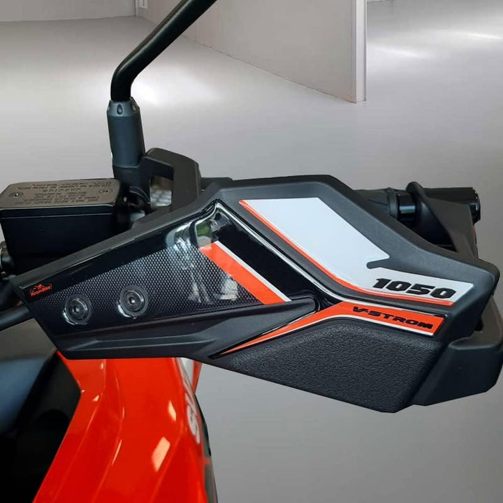 Resin Bike Aufkleber für Motorrad Kompatibel mit Suzuki V-Strom 1050 XT 2022 Orange. Schutz vor Stös