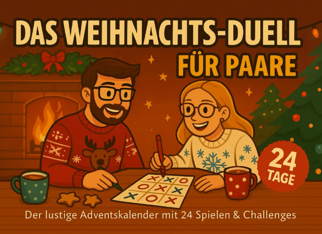 Das Weihnachts-Duell für Paare - Der lustige Adventskalender mit 24 Spielen & Challenges: Interaktiv
