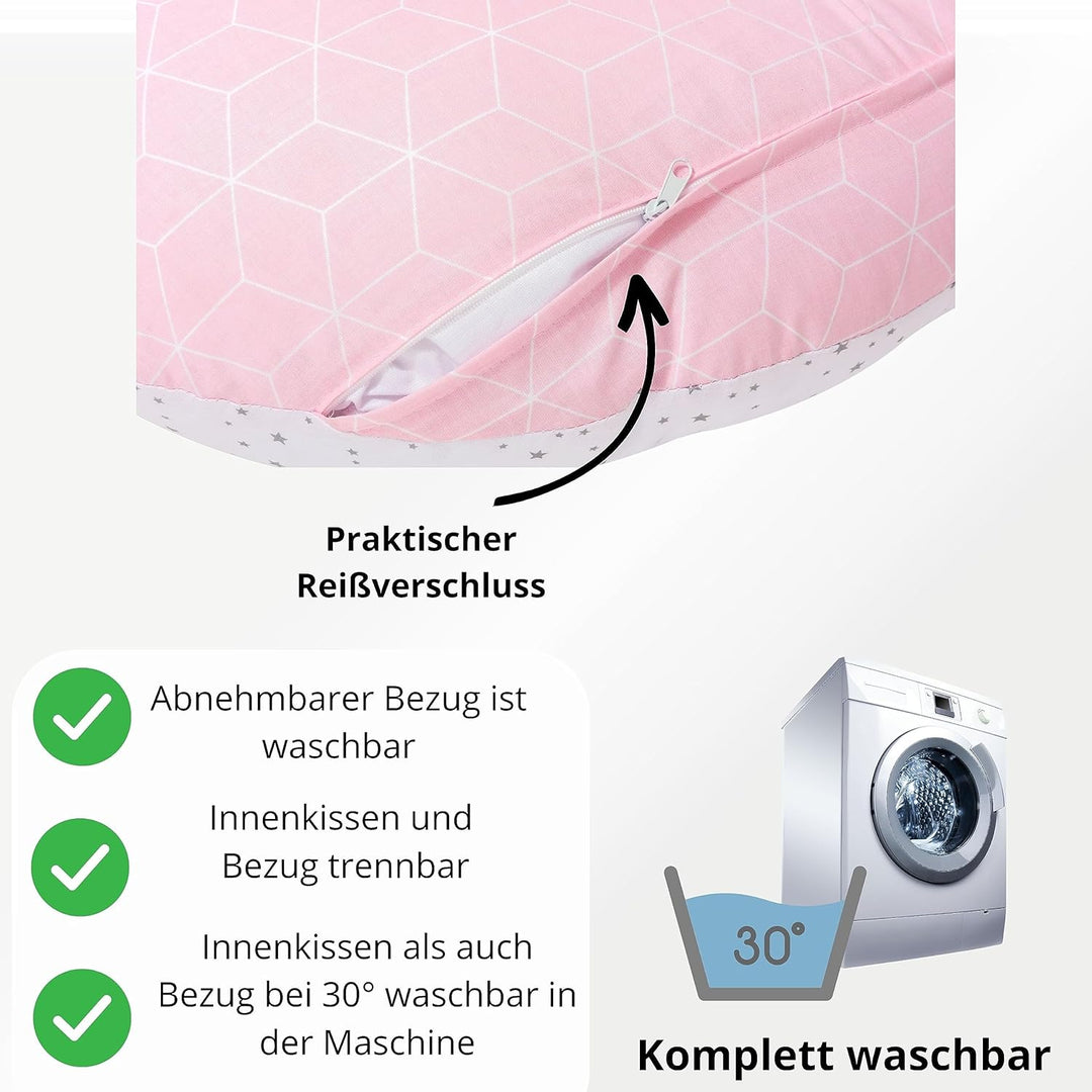 Bellochi Growing in style Stillkissen Zwillinge, Stillkissen XXL, Nursing Pillow - Schwangerschaftsk