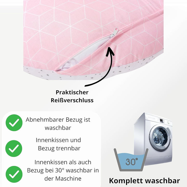 Bellochi Growing in style Stillkissen Zwillinge, Stillkissen XXL, Nursing Pillow - Schwangerschaftsk