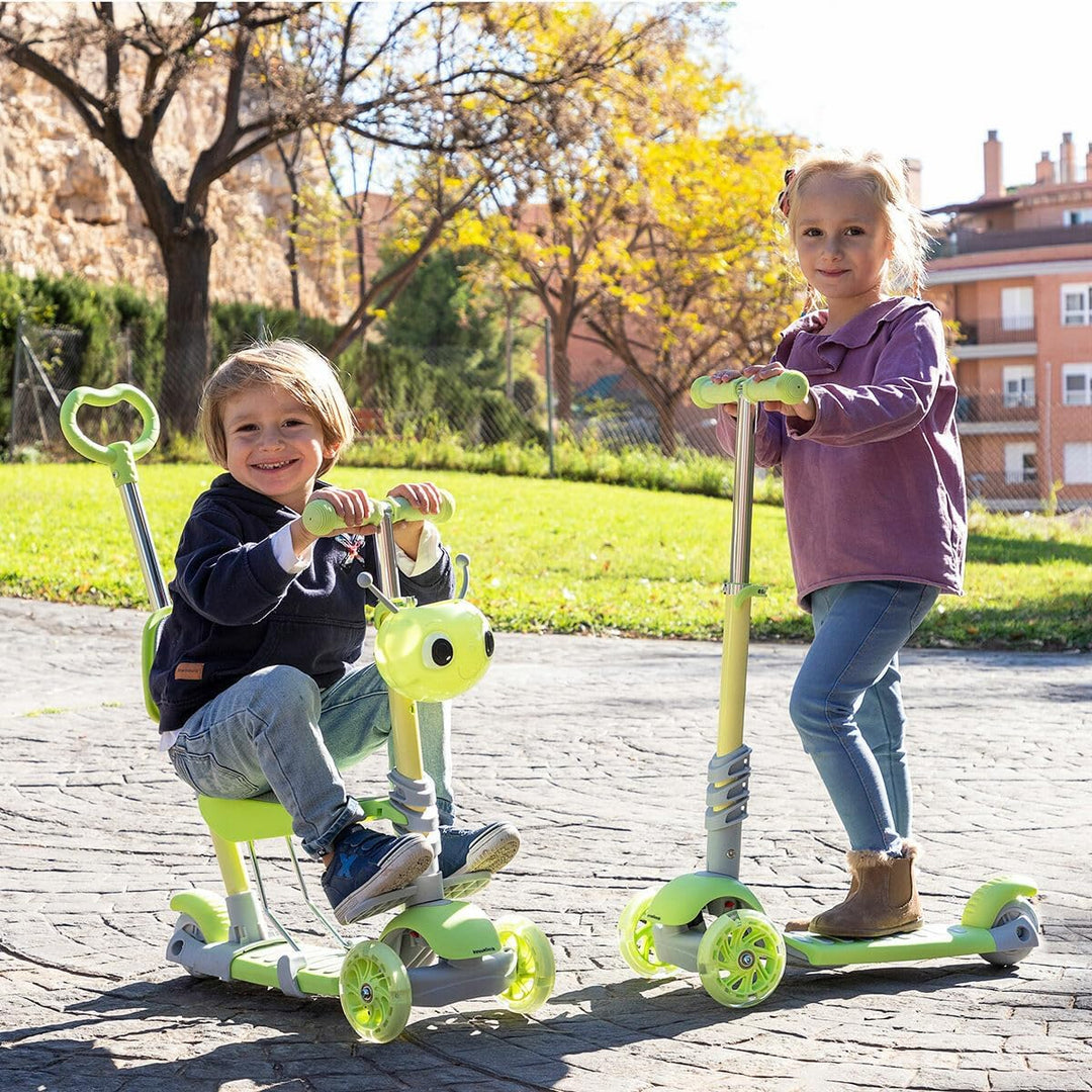 3-in-1 wandelbarer Roller für Kinder Scuvol InnovaGoods, grün