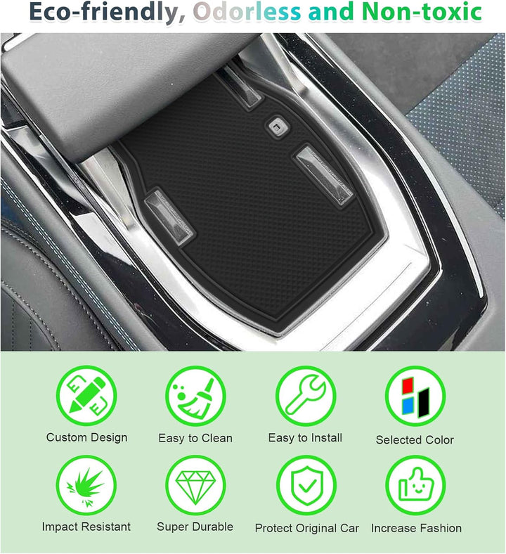 GAFAT Kompatibel mit Renault Austral E-Tech Hybrid (Automatikgetriebe) 2022 2023 Antirutschmatten, A