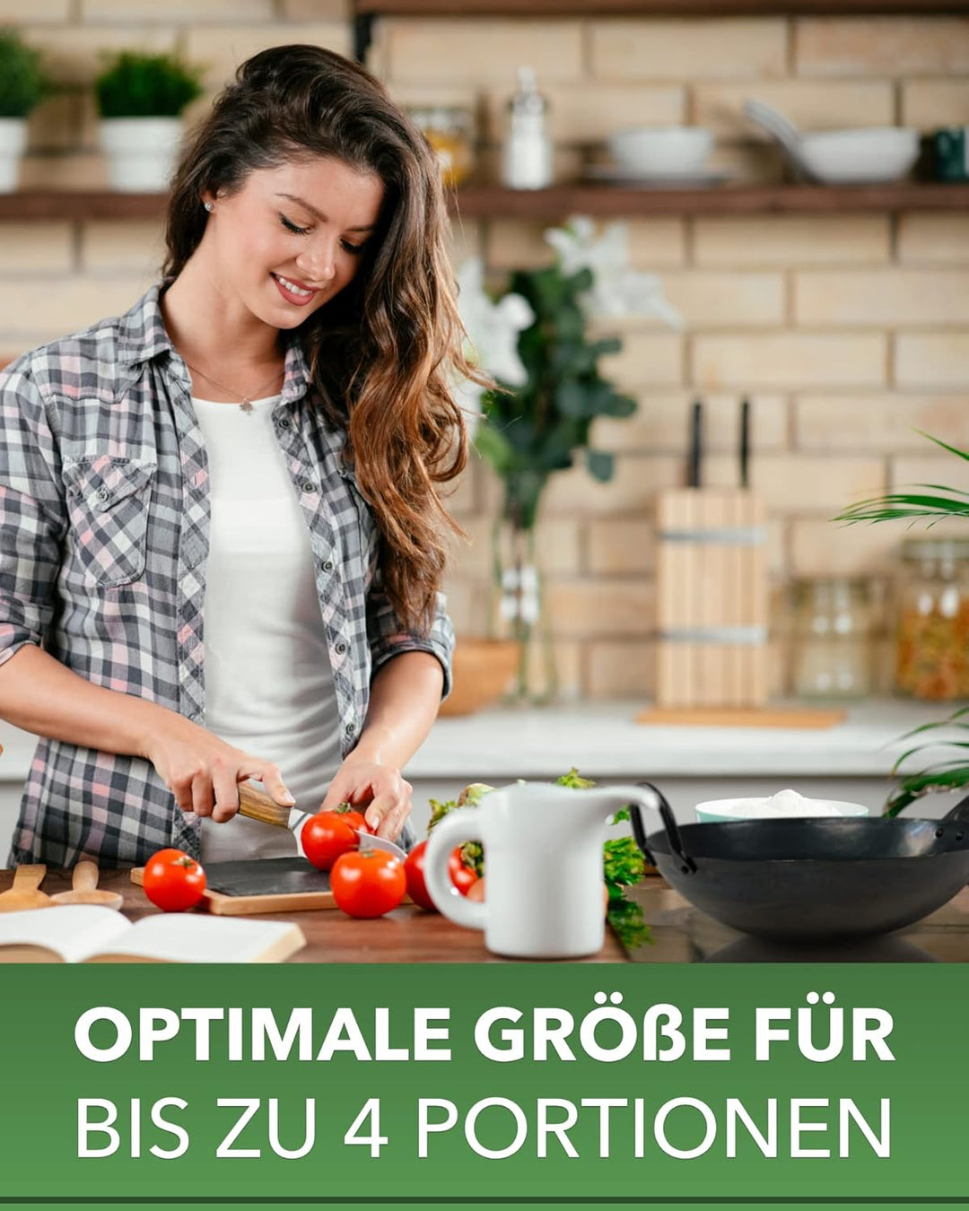 pasoli handgehämmerter Wok + gratis Rezepte eBook - voreingebrannt - traditionelle Asiapfanne - Brat