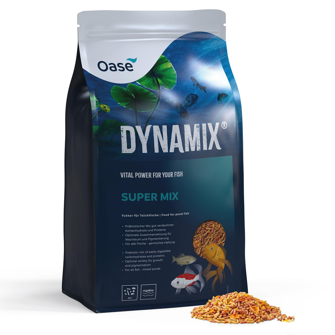 OASE Dynamix Super Mix 20 L, Fischfutter, Teichfischfutter, Futtermischung, ausgewogene Ernährung fü