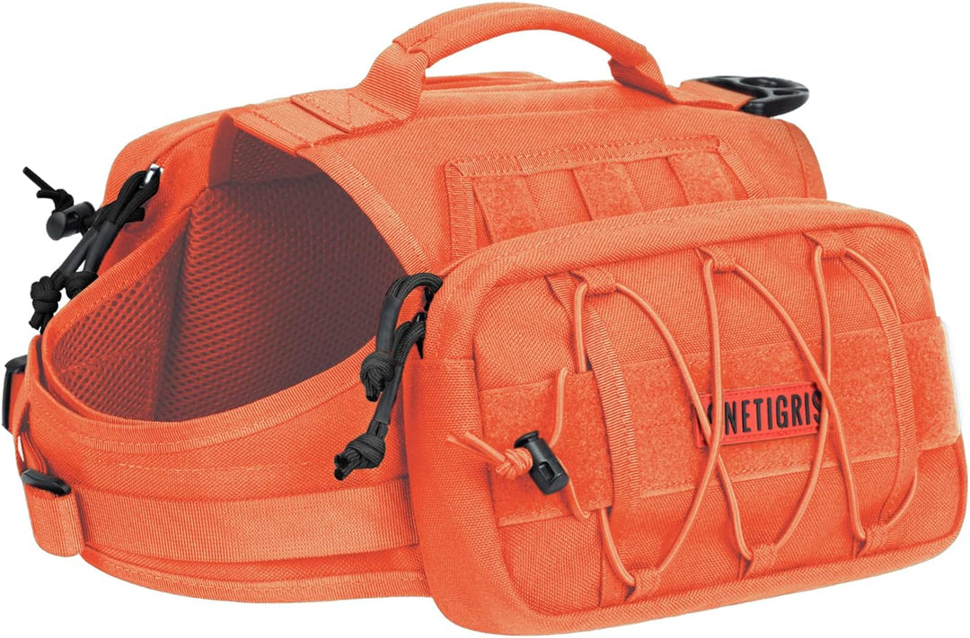 OneTigris Mammoth Hunderucksack 2.0 Version Reissen Camping Wandern Hundebackpack für M/L Grösse Hun