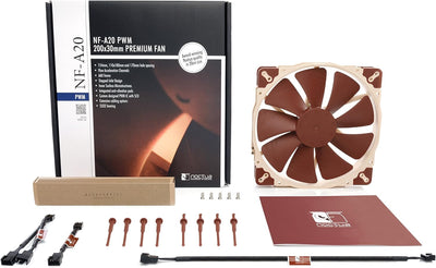 Noctua NF-A20 PWM, Leiser Premium-Lüfter, 4-Pin (200x30mm, Braun)