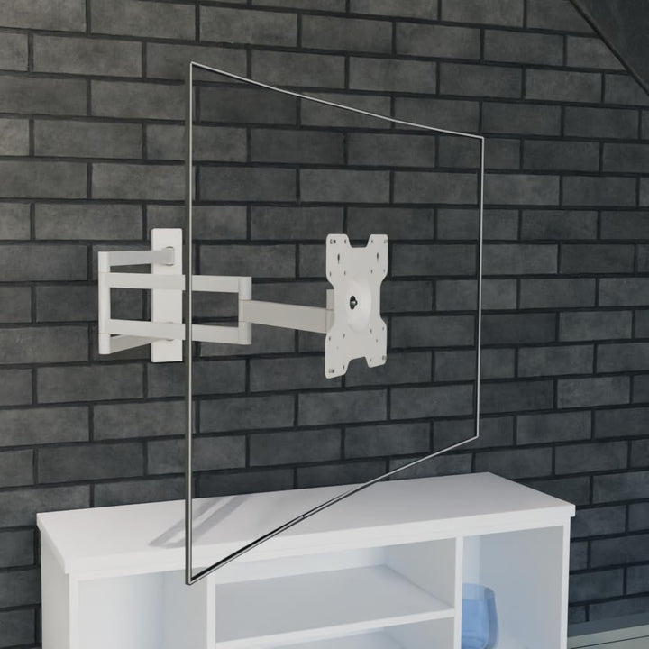 Axis XL 108,5cm TV Wandhalterung schwenken neigen rotieren, TV bis 25kg, VESA 200x200 weiss 108,5 cm
