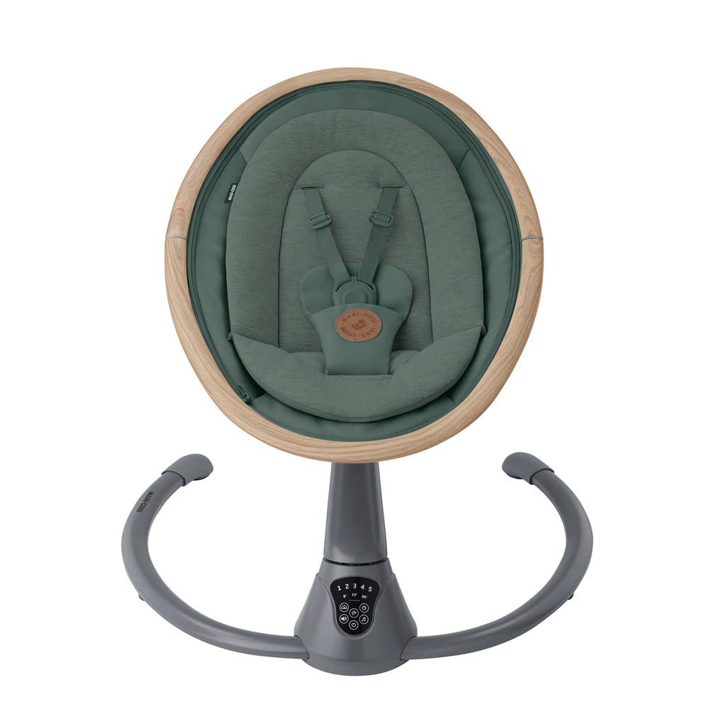 Maxi-Cosi Cassia Babywippe Elektrisch, 0–6 Monate, max. 9 kg, Babyschaukel Elektrisch, 12 Melodien,