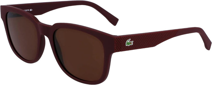 Lacoste Unisex L982S Sunglasses, 600 Matte RED, 53