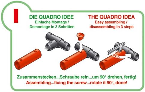 Quadro Plattenset S – Erweiterungs-Set mit 4 grossen Platten für Plattformen und Stufen, ab 6 Monate