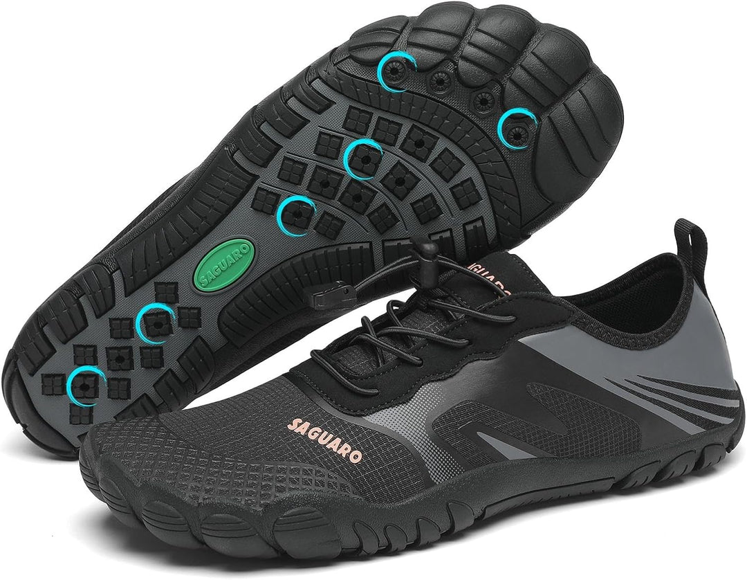 SAGUARO Badeschuhe Damen Aquaschuhe Herren Slip On Atmungsaktiv Schnelltrocknend Wasserschuhe Outdoo