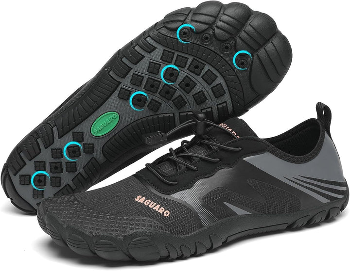 SAGUARO Badeschuhe Damen Aquaschuhe Herren Slip On Atmungsaktiv Schnelltrocknend Wasserschuhe Outdoo
