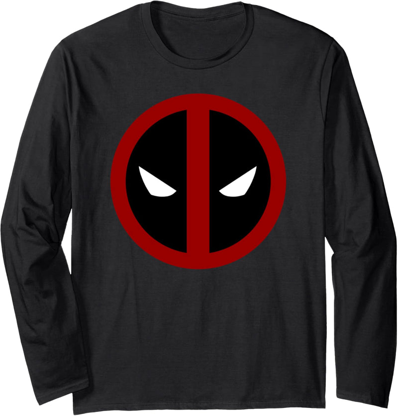 Marvel Deadpool Mask Classic Langarmshirt