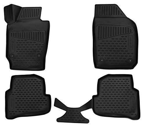 Element Passgenaue Premium Antirutsch Gummi Fussmatten - Skoda Fabia, Kombi