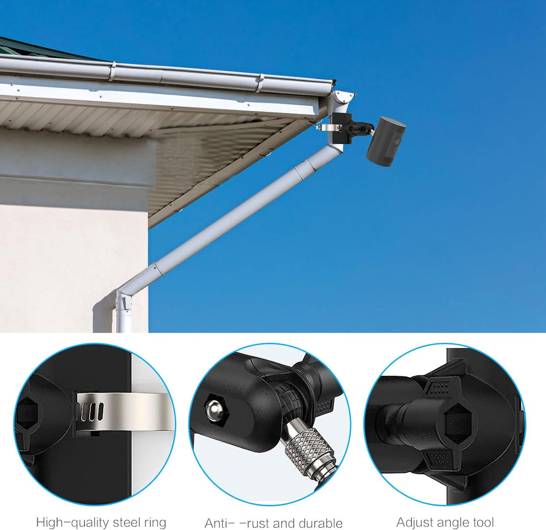Kamera Halterung für Ring Stick Up Cam, Masthalterung Pole Montagehalterung Wandhalterung für Ring S