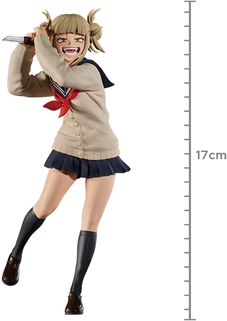 Banpresto - Himiko Toga My Hero Academy Actionfigur, The Evil Villains, 14 cm, BP19475, Mehrfarbig