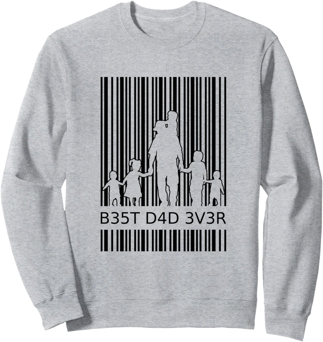 Best Dad Ever Vater mit 5 Kinder fünffacher Papa Sweatshirt