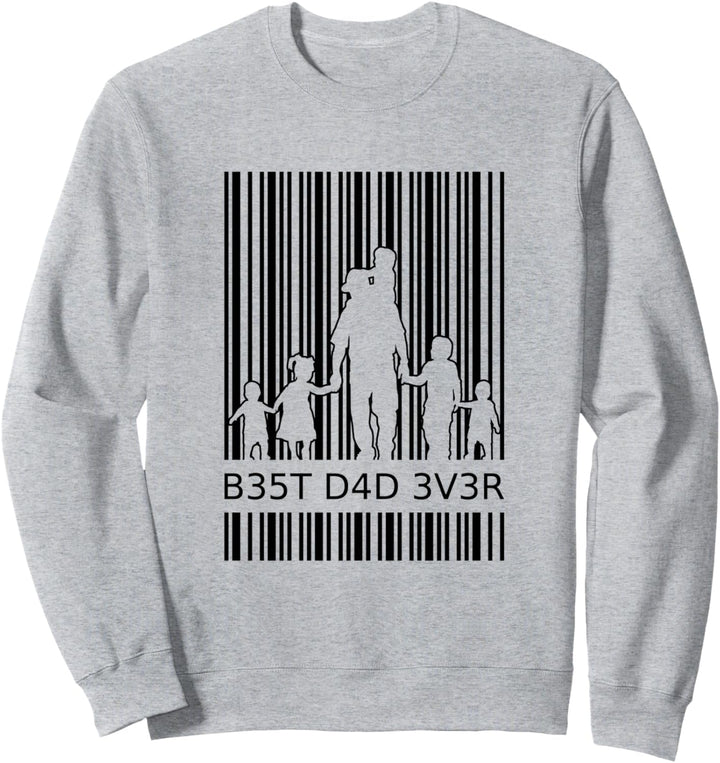 Best Dad Ever Vater mit 5 Kinder fünffacher Papa Sweatshirt