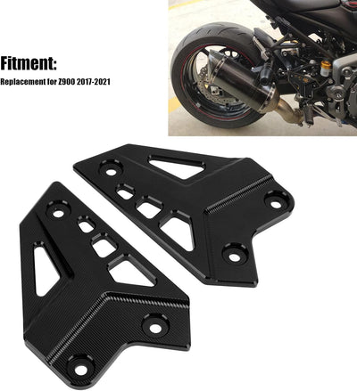 Fussrastenschutz Motorrad-Fussrastenschutz Hintere Platte Fersenschutz Aluminiumlegierung Ersatz für