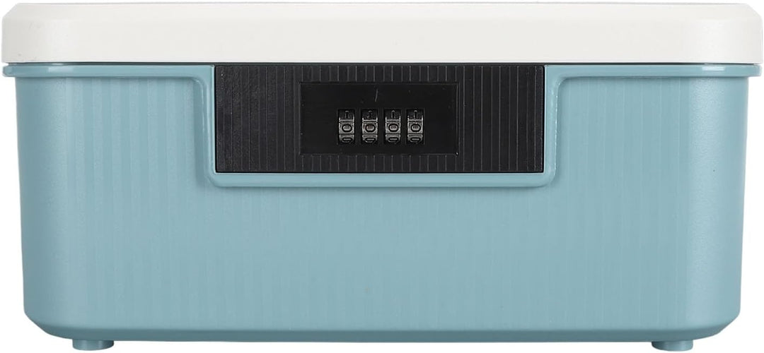 Elprico Abschliessbare Box für den Täglichen Gebrauch, Doppelschichtige Passwort-Aufbewahrungsbox, L