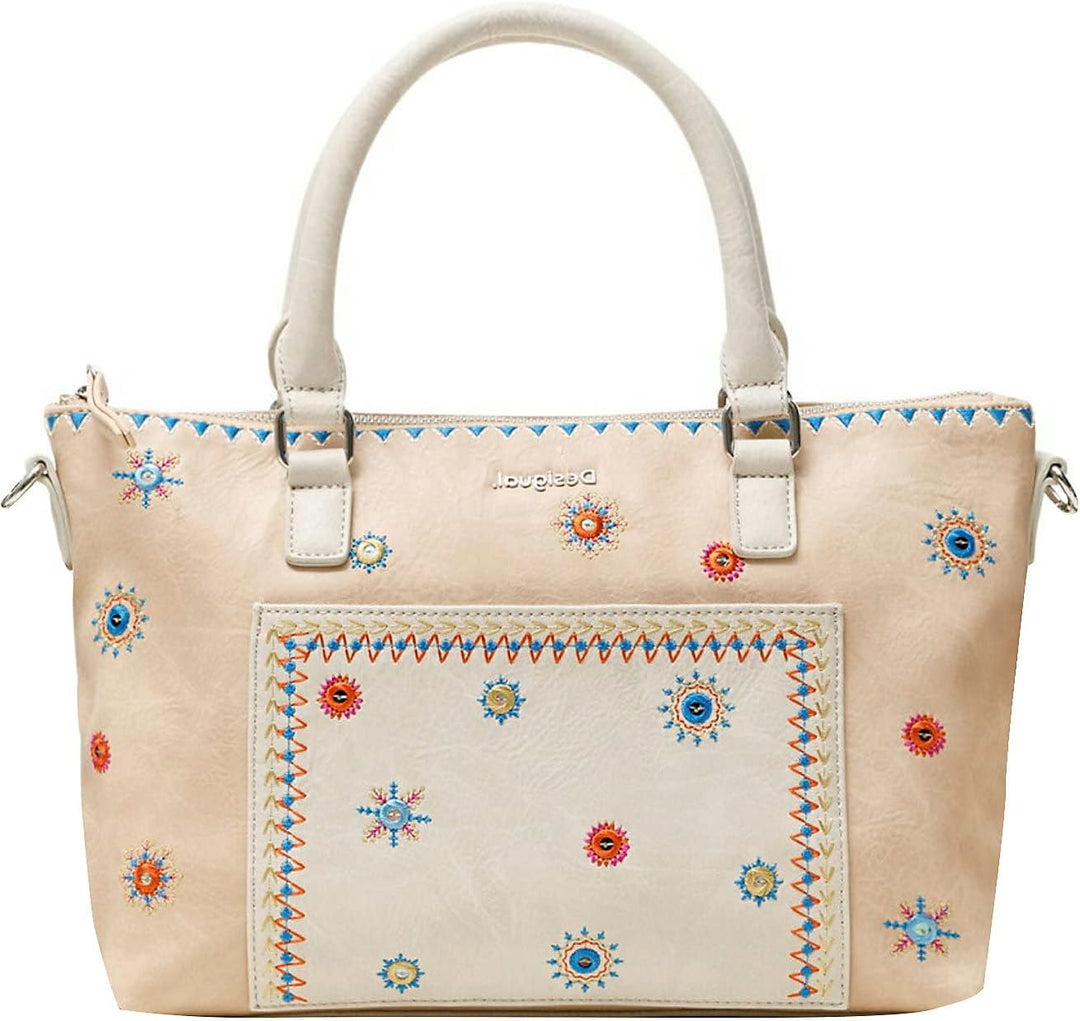 Desigual Damen PU Handtas HAND BAG, Brown, U EU