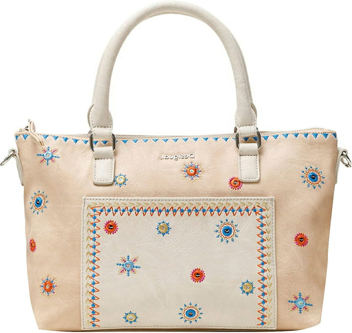 Desigual Damen PU Handtas HAND BAG, Brown, U EU