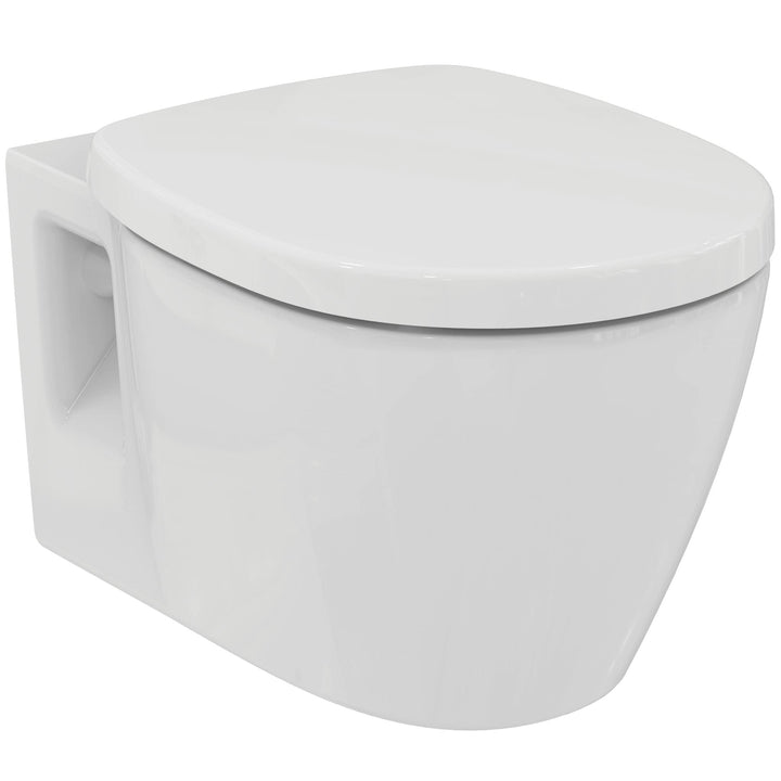 Ideal Standard E272601 WC-Paket Connect, Wandtiefspül-WC inkl. WC-Sitz Softclose (Absenkautomatik) W