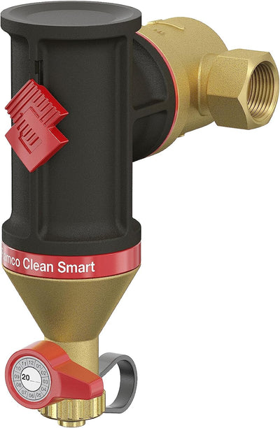 Flamco Clean Smart G 1" F Magnet Schlammabscheider aus Messing für Heizungs- und Kühlungsanlagen - 3