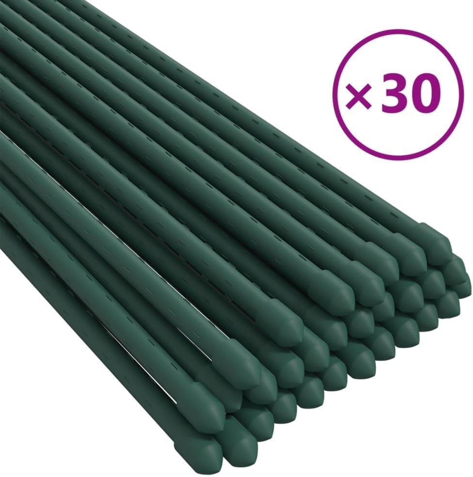 vidaXL Pflanzenstützen 30 STK., Pflanzenhalter mit Kletterhilfe, Rankhilfe Staudenhalter für Kletter