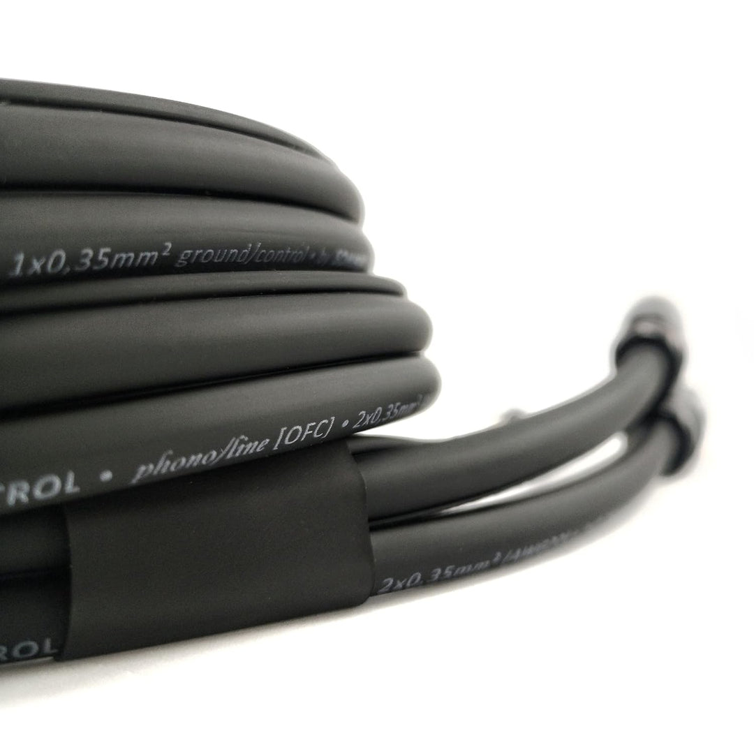 Selected Cable 4m Phonokabel geschirmt Stereo OFC 3x 0,35mm² RCA- Cinchkabel extra 4,1m lange Massel