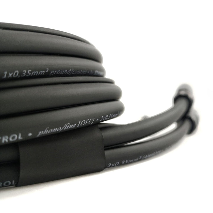 Selected Cable 6m NF- Phonokabel geschirmt Stereo OFC 3x 0,35mm² RCA- Cinchkabel extra 6,1m lange Ma