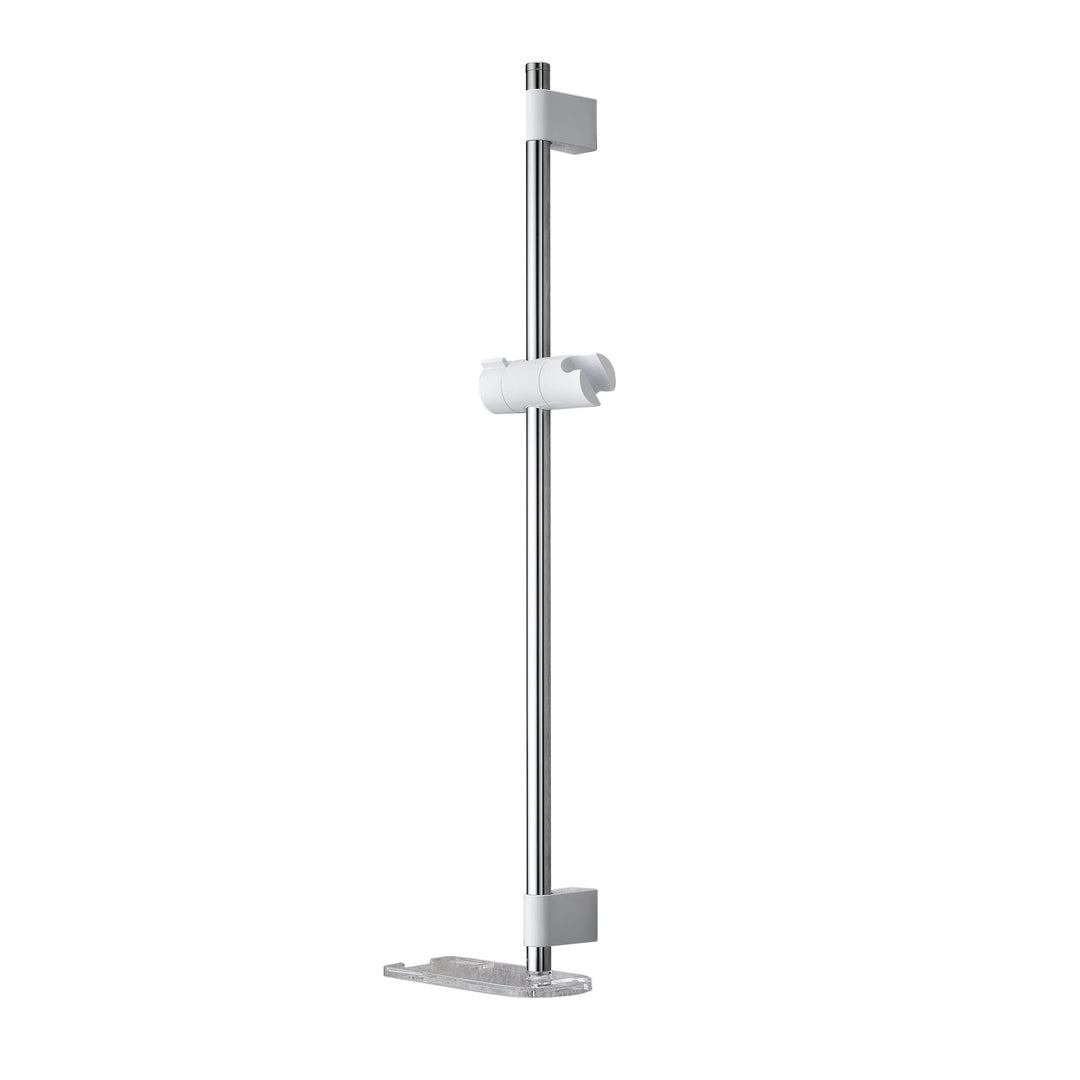 Mira Showers 2.1703.017 Beat Duschrutschstange, Weiss/Chrom, Weiss/Chrom