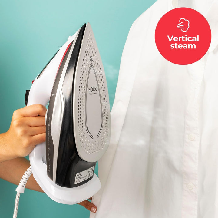 Solac – Optima Extreme 3.2 Dampfbügeleisen | 3200 W | Dampfstoss 240 g/min | Bi-Flow Steam Sohle | A
