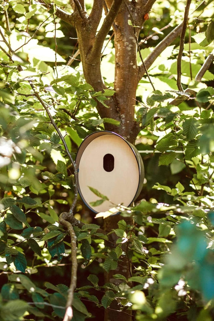 Capi Europe - Vogelhaus rund - 23x19x24 - Anthrazit - CAPI Biodiversity Oval - AOBIA001 Anthrazit Ov