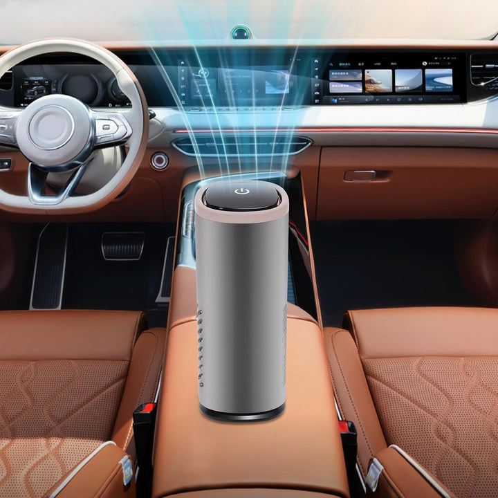 Luftreiniger mit Aromatherapie HEPA Luftfilter USB Powered Auto Luftreiniger tragbarer Luftreiniger