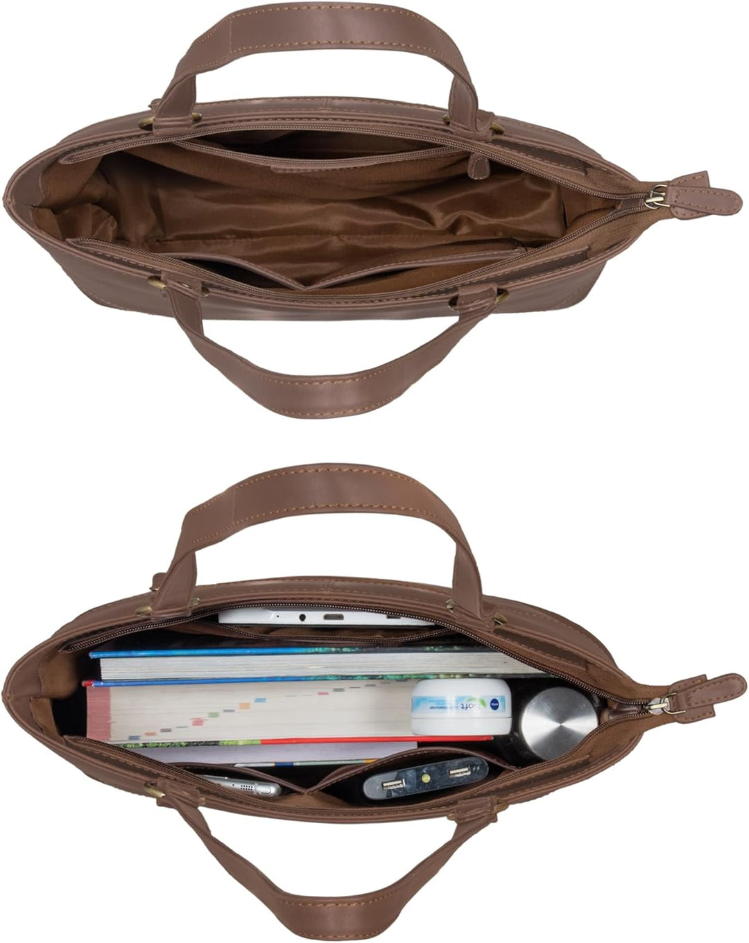 STILORD 'Delilah' Leder Shopper Damen Handtasche Umhängetasche Hobo Bag Retro Schultertasche Lederta